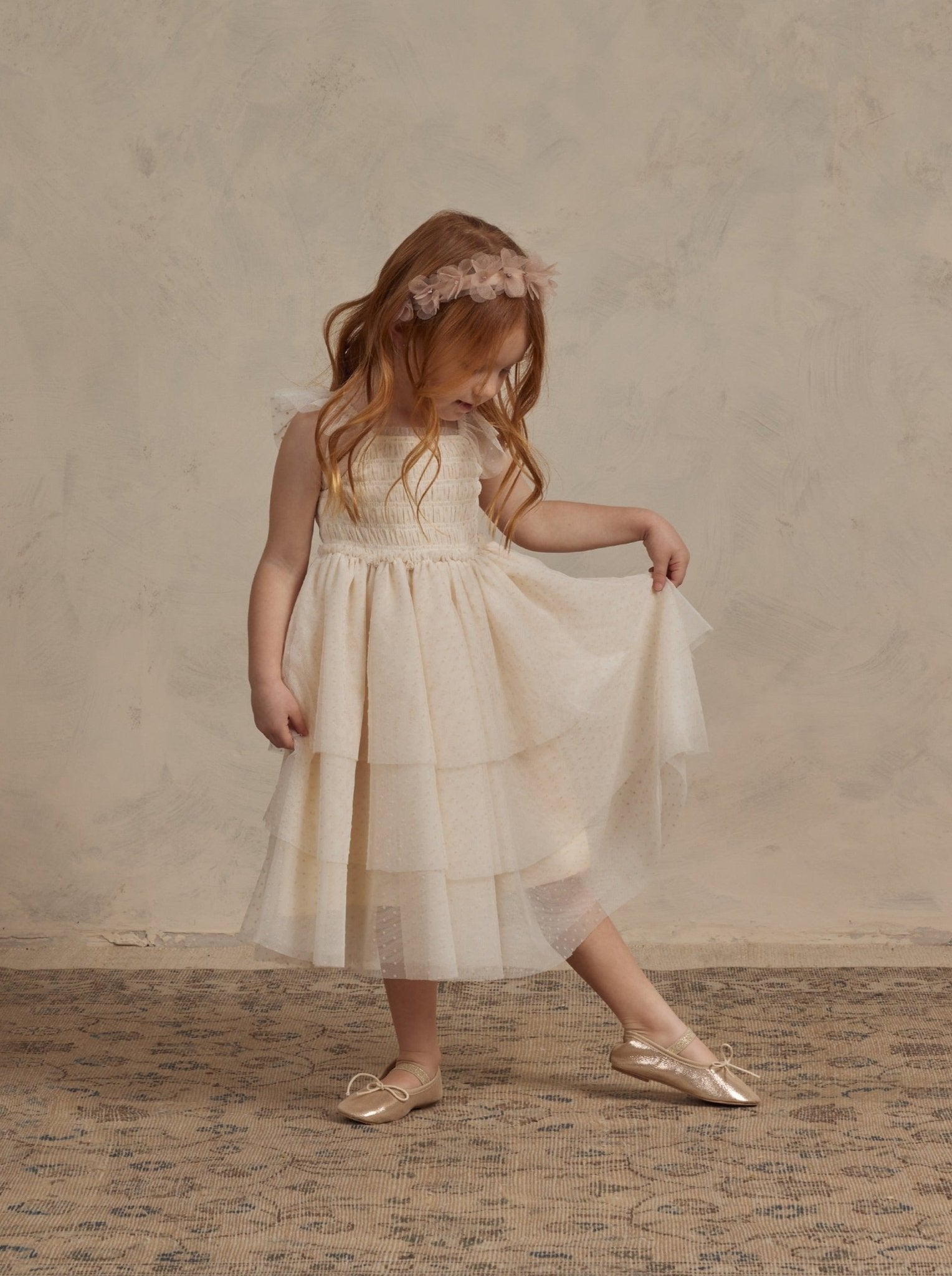 girls beige dress Noralee Girls Valentina Dress _NL091-1087 – NorthGirls