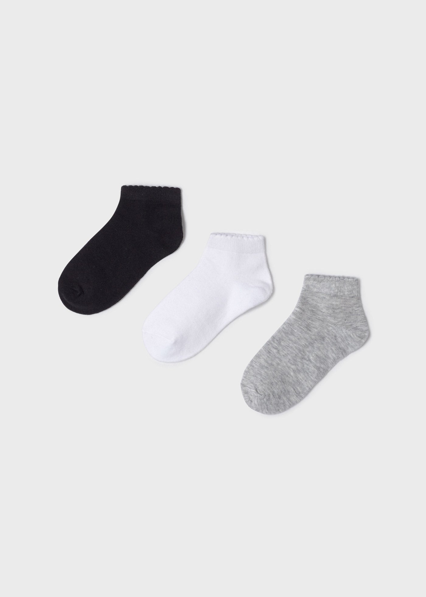 Mayoral Mini/Junior Ankle Sock Set 3pc_ Black 10233-11 – NorthGirls