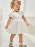 Mayoral Baby Pleated Tulle Dress