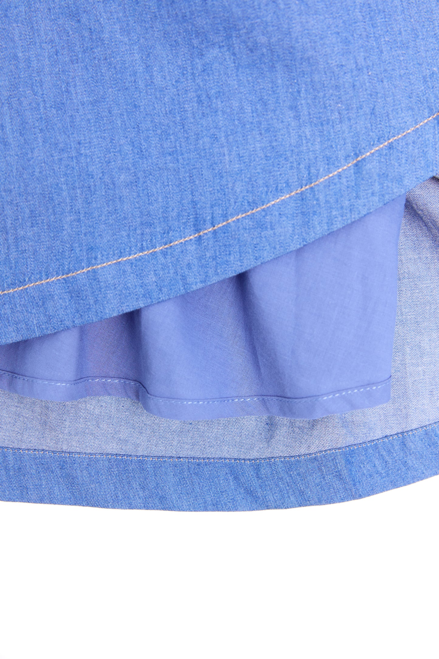 Girls Chambray Denim Skirt