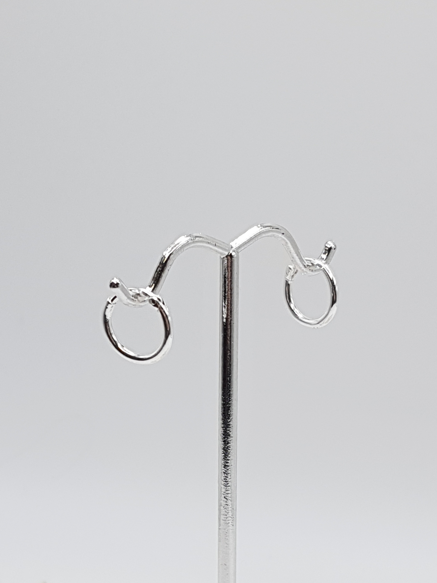 Bambu Silver Classic Hoop Earrings _E25023-1950