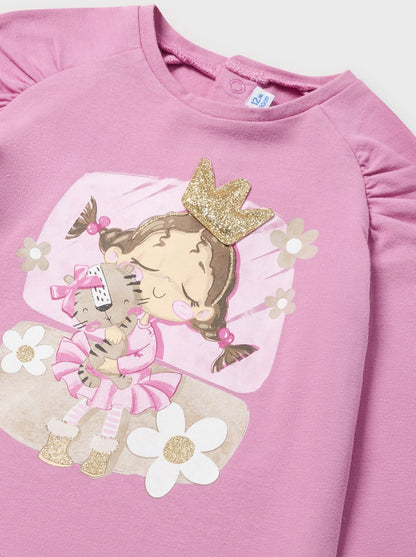 Mayoral Baby Pink Princess Cotton Shirt _2010-91