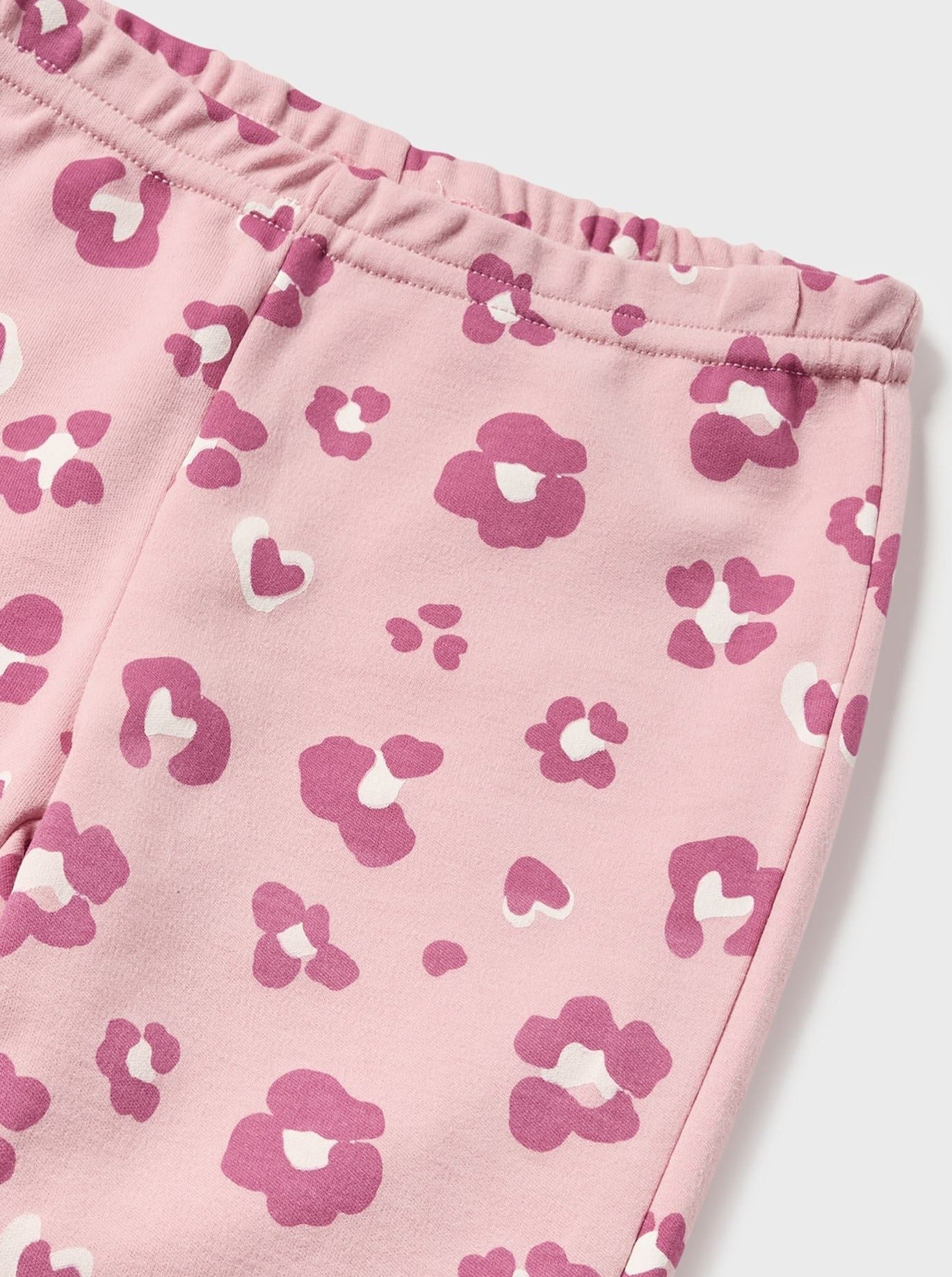 Mayoral Baby Pink Cheetah Print Sweatshirt & Sweatpants Set _2760-73