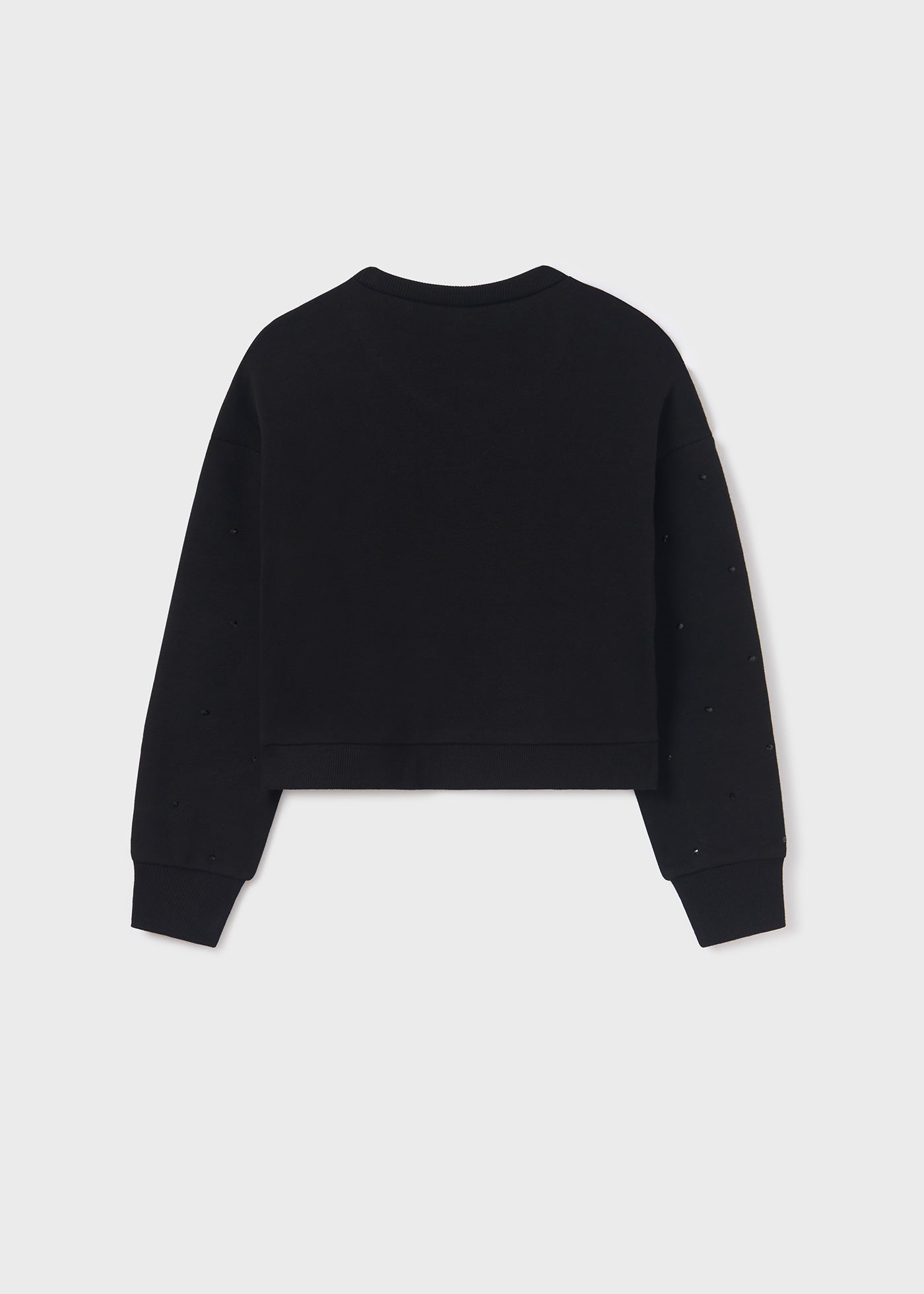 Mayoral Junior Black Studded Sweatshirt _7402-52