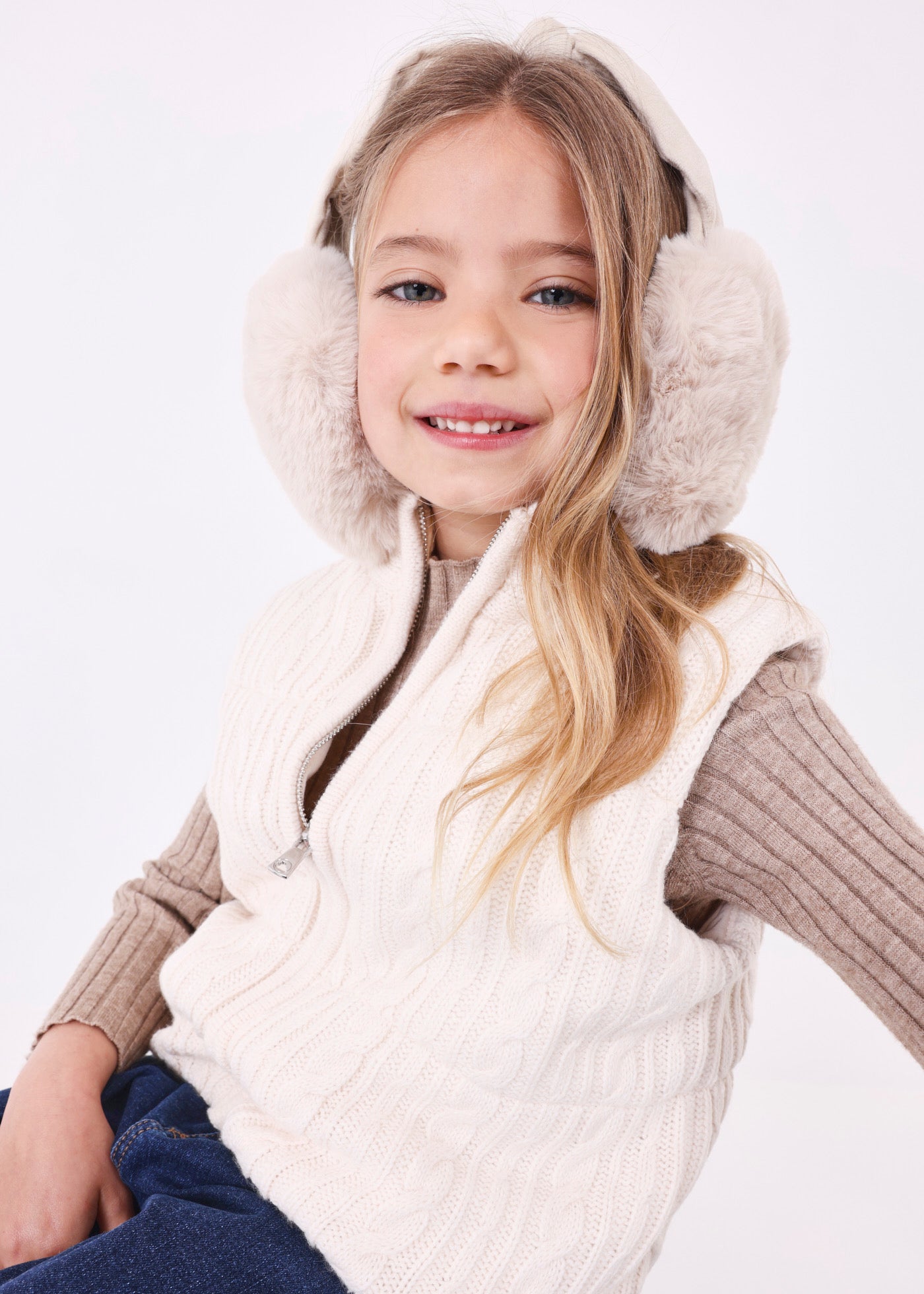 Mayoral Mini Off White Earmuff _10609-44