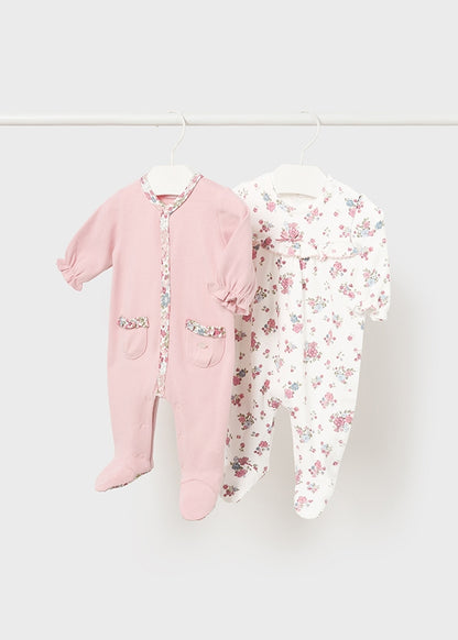 Baby Girl 2pc Onesie Set