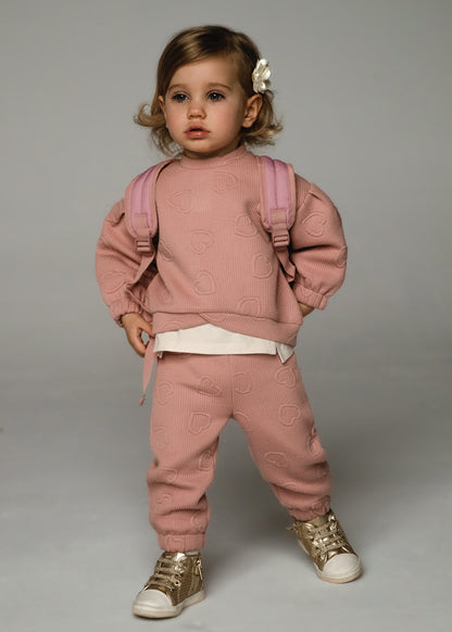 Baby Girl 2pc Quilted Tracksuit