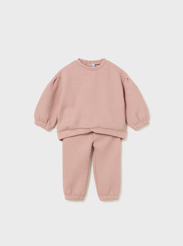 Baby Girl 2pc Quilted Tracksuit