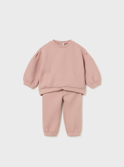 Baby Girl 2pc Quilted Tracksuit