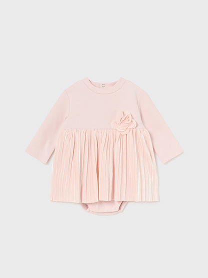 Baby Girl Pleated Onesie