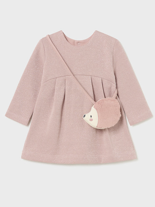 Baby Girl Long Sleeve Dress With Bag