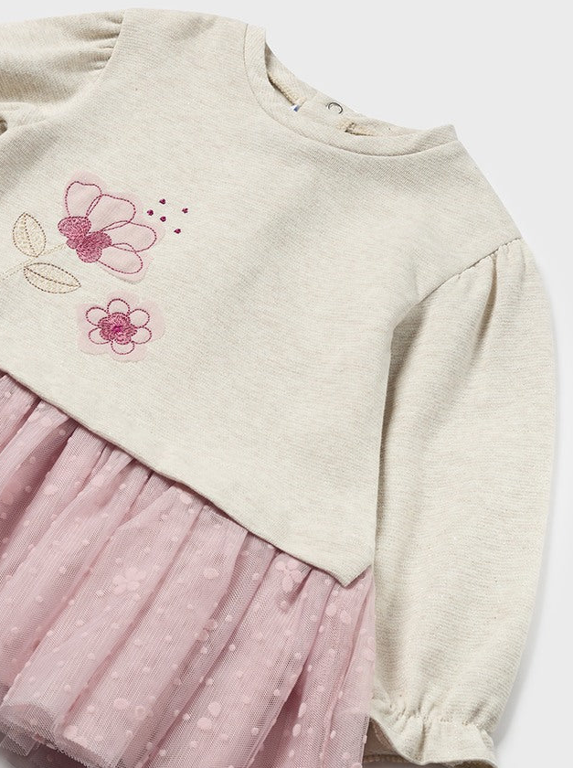 Baby Girl Flower Fleece Dress