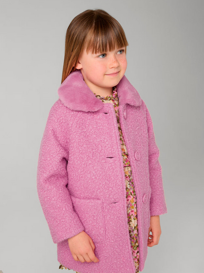 Girls Soft Shearling Coat