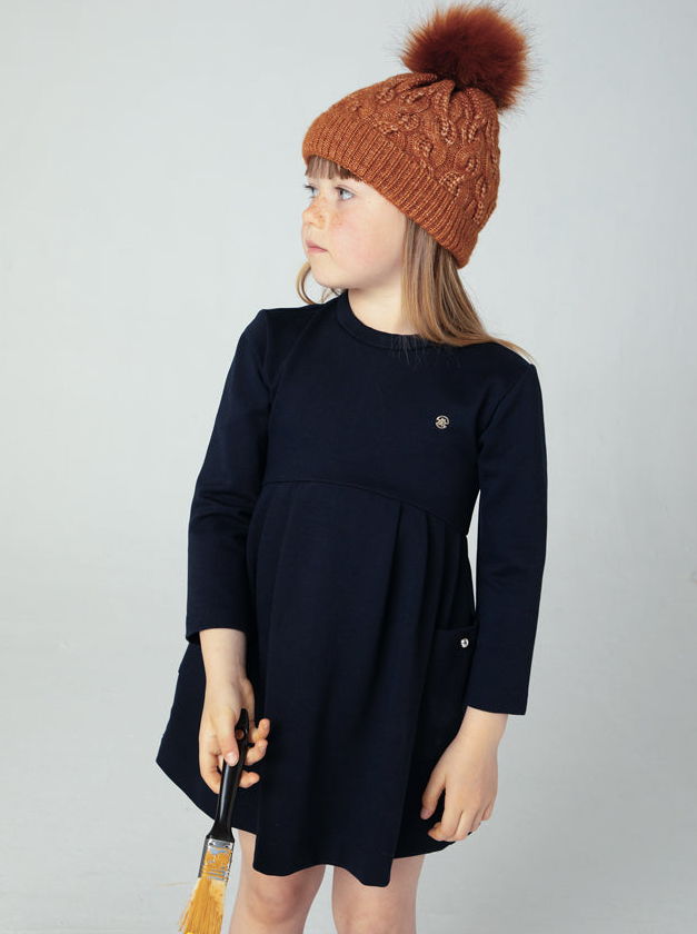 Girls Pocketed Dress