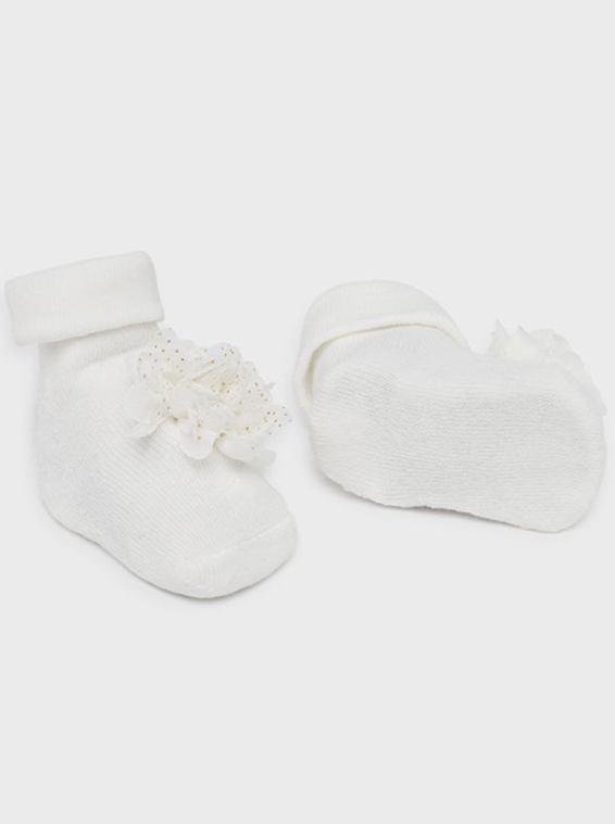 Baby Girl Headpiece and Sock Set