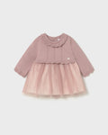 Mayoral Baby Girl Tricot Tulle Dress_ 2815