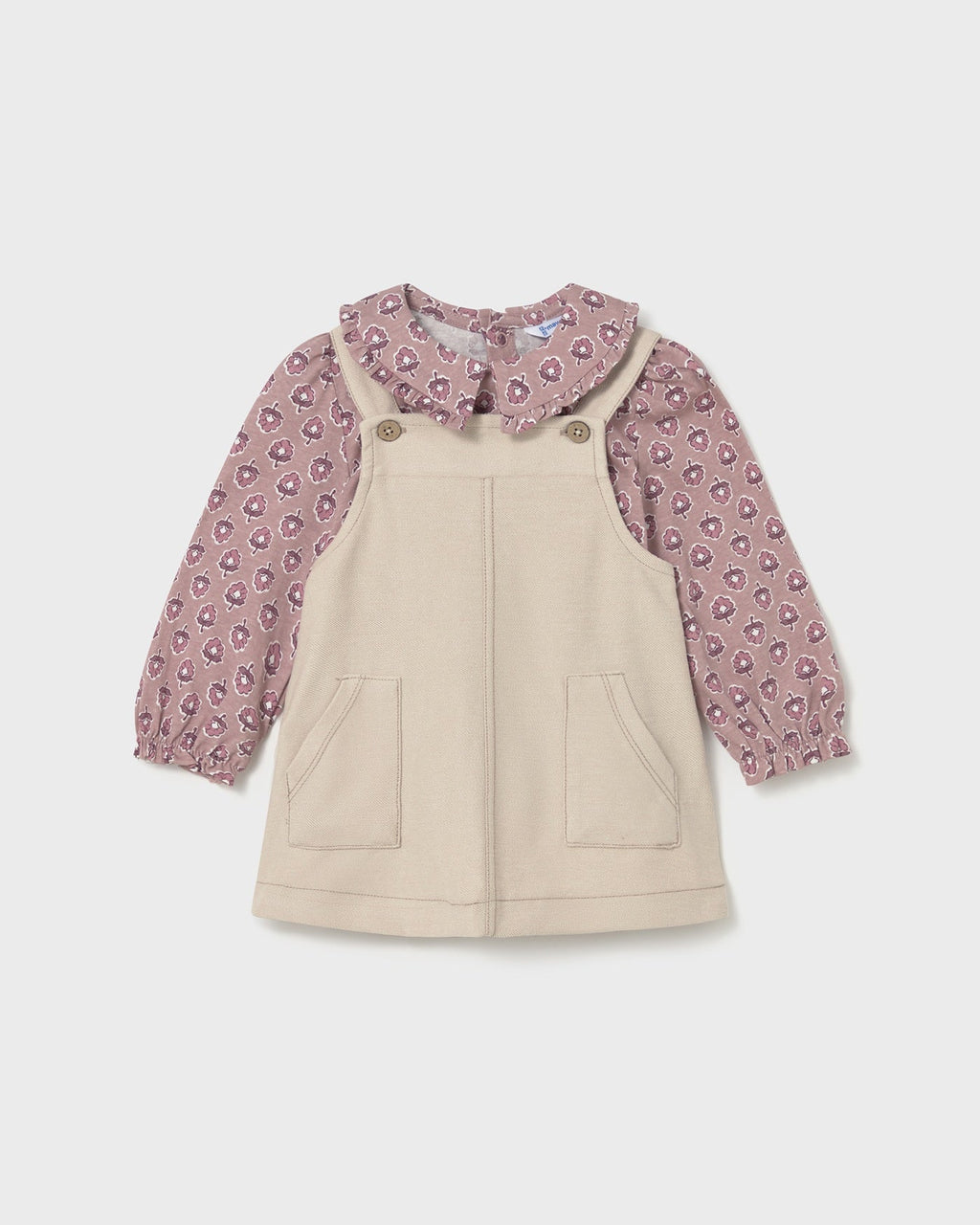 Mayoral Baby Girls Dungaree Set_ 2926