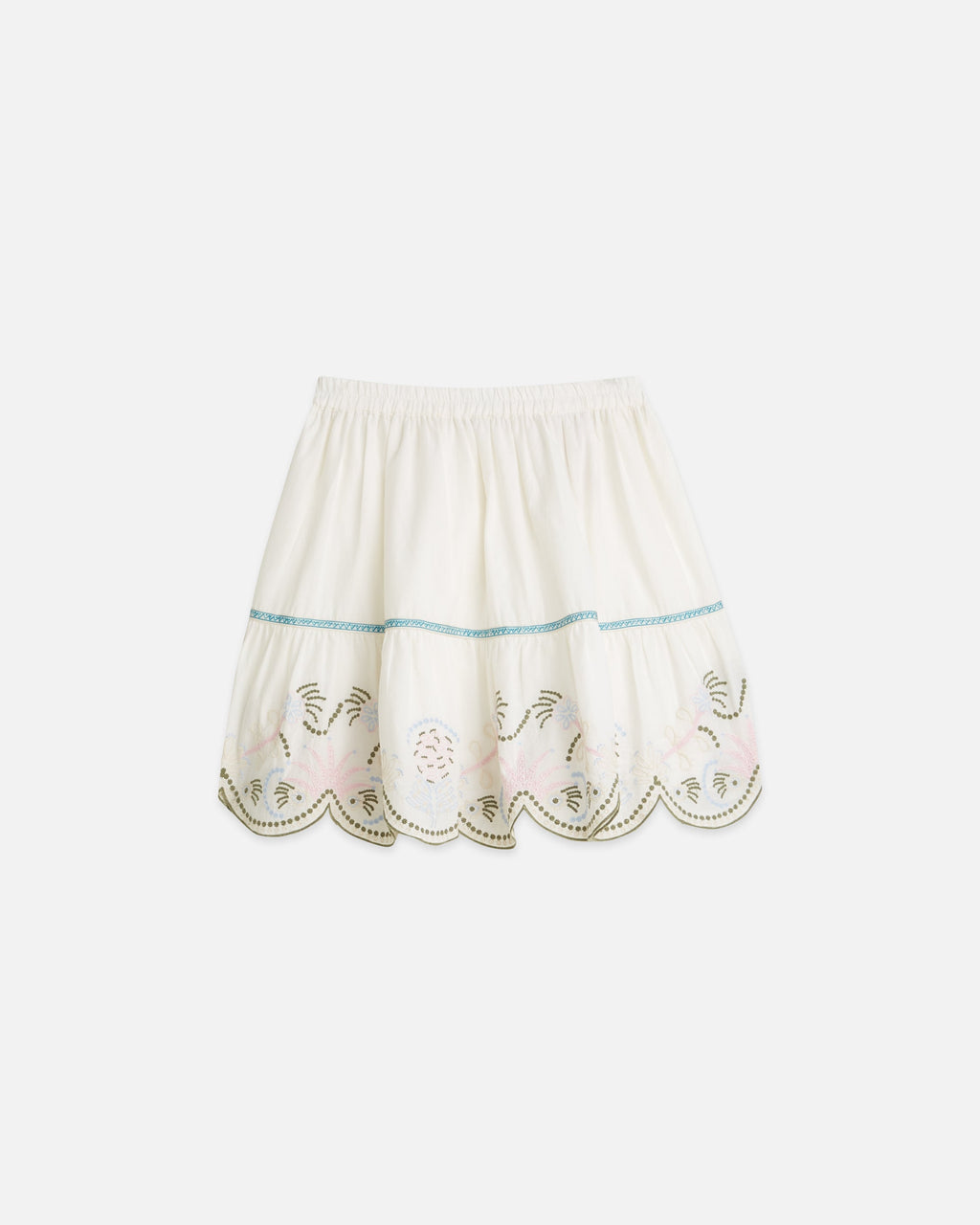 Scotch & Soda Girls Embroidered Cotton Skirt