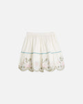 Scotch & Soda Girls Embroidered Cotton Skirt