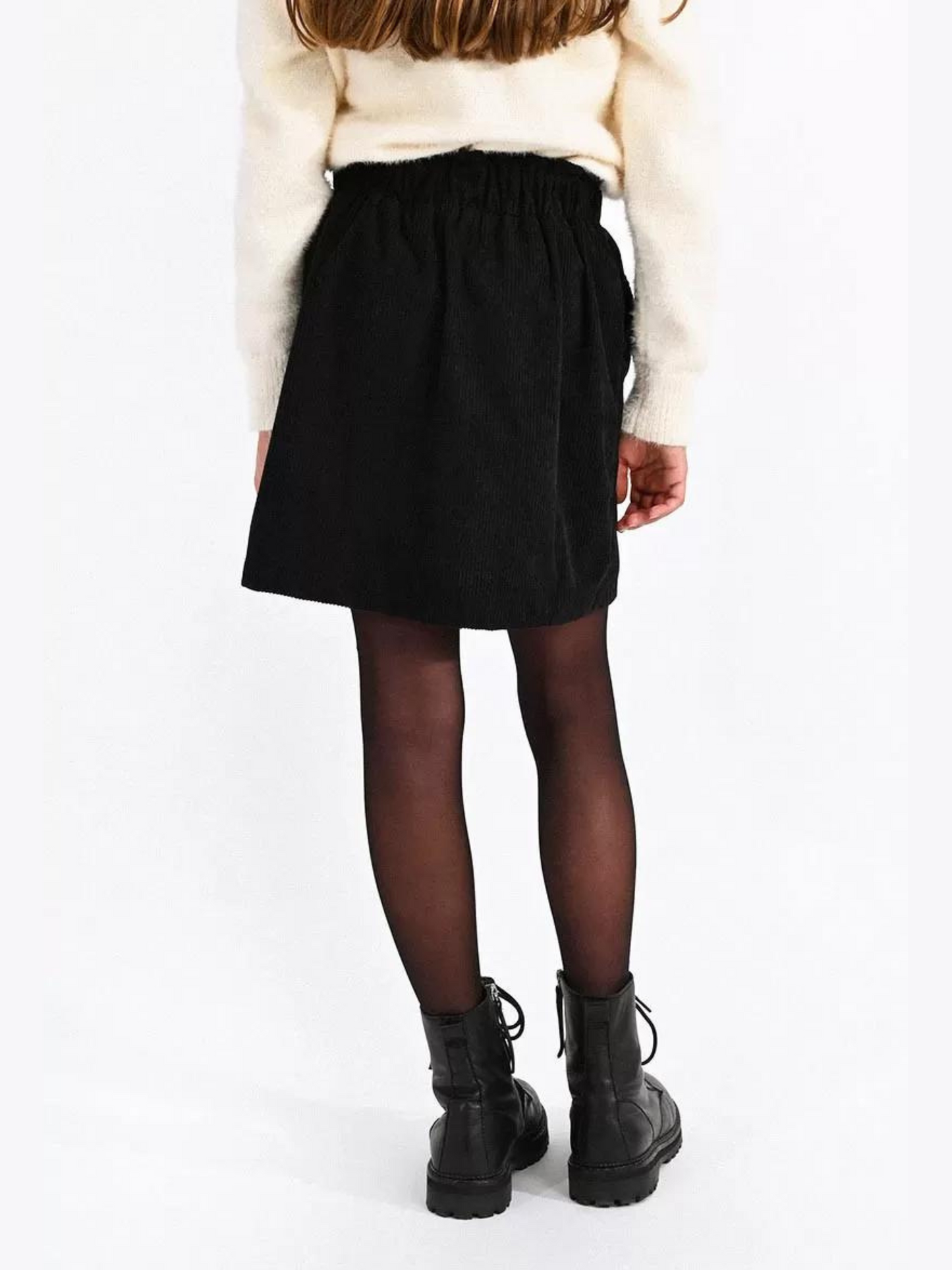 Mini Molly Black Corduroy Mini Skirt _MMT219BN23-3110
