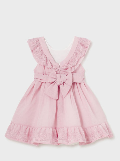 Mayoral Baby Dress w/ Sash_ 1903-52
