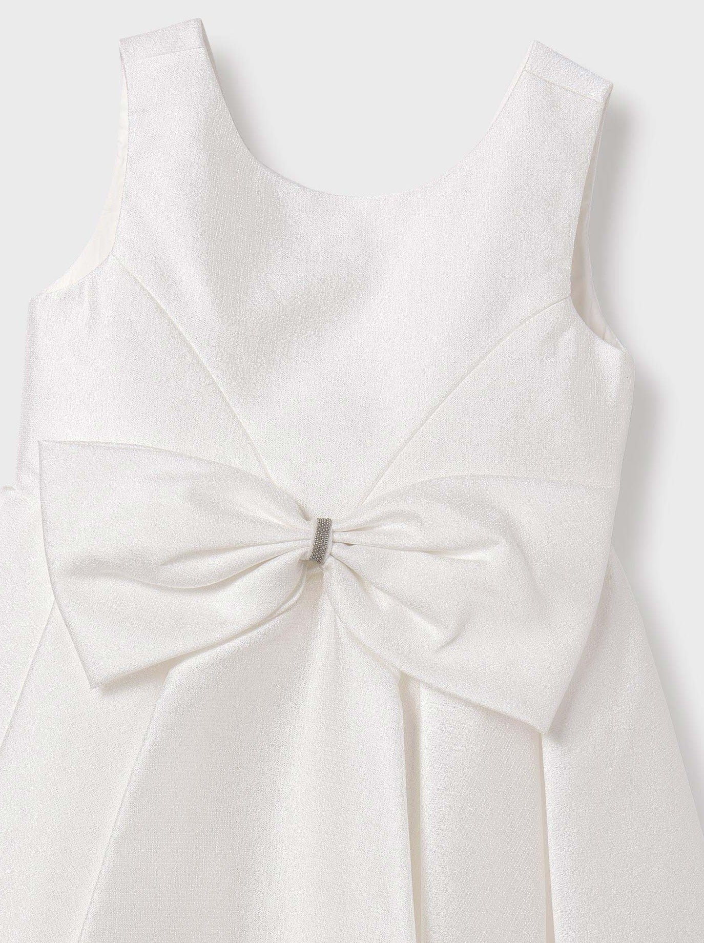 Abel & Lula White Satin Dress