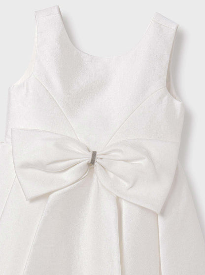 Abel & Lula White Satin Dress