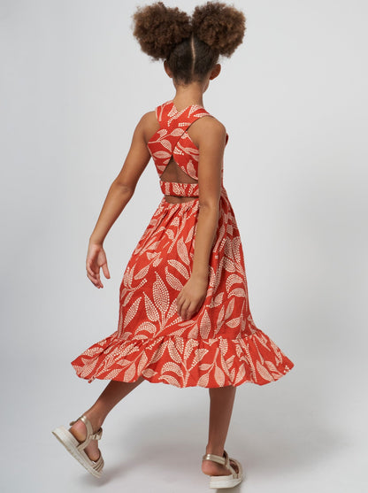 Mayoral Junior Red Midi Sundress