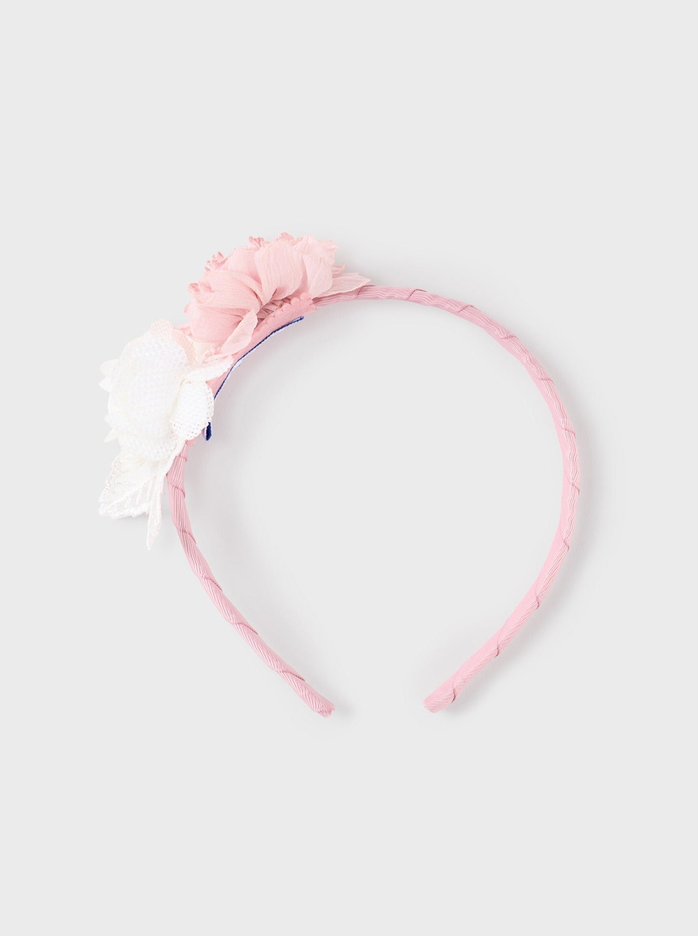 Mayoral Baby Pink Flowers Headband_ 10676-65