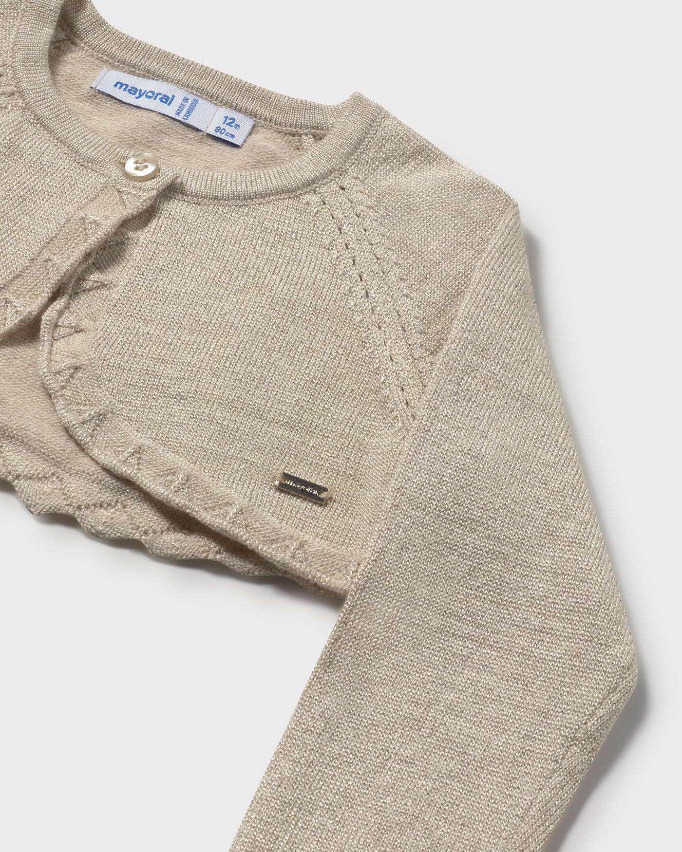 Mayoral Baby Girls Basic Knit Bolero_ 306