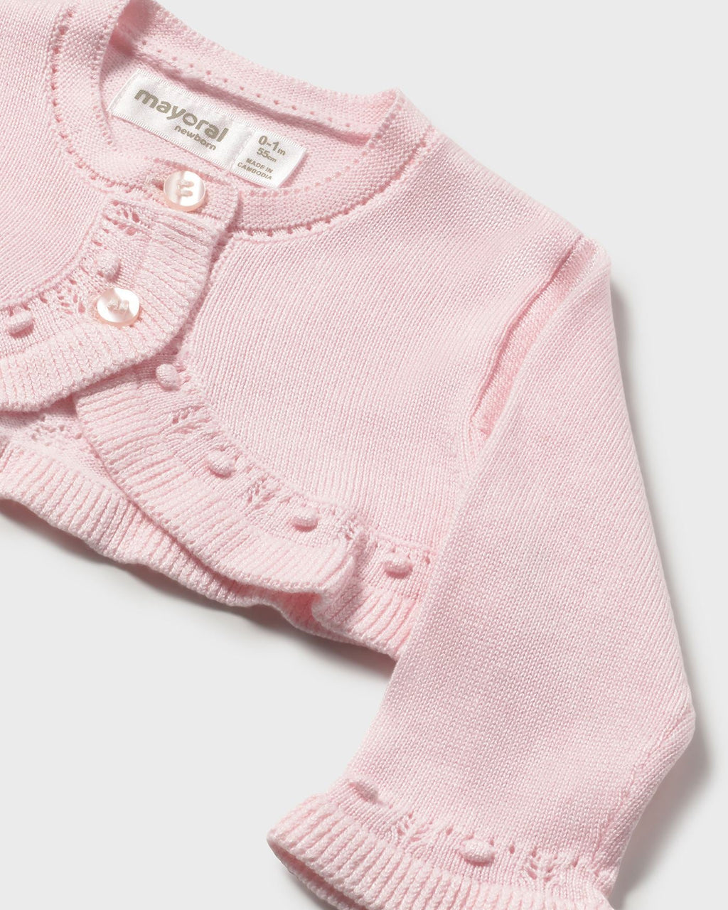 Mayoral Baby Girls Basic Knit Bolero_ 318