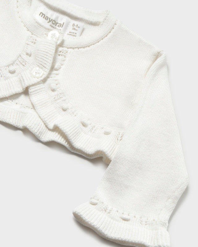 Mayoral Baby Girls Basic Knit Bolero_ 318