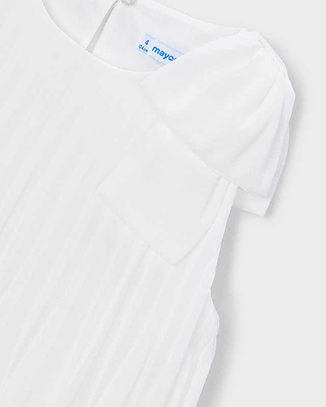 Mayoral Girls Pleated Dress_ 3920