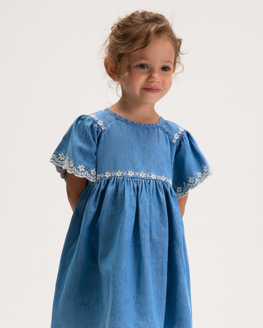 Mayoral Girls Embroidered Dress_ 3927