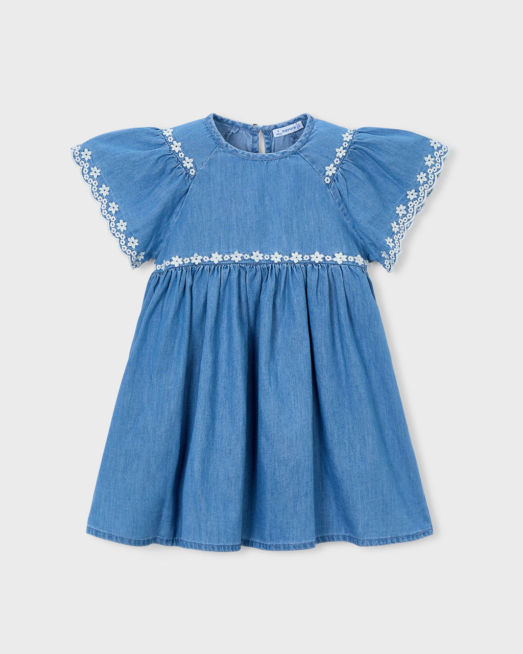 Mayoral Girls Embroidered Dress_ 3927