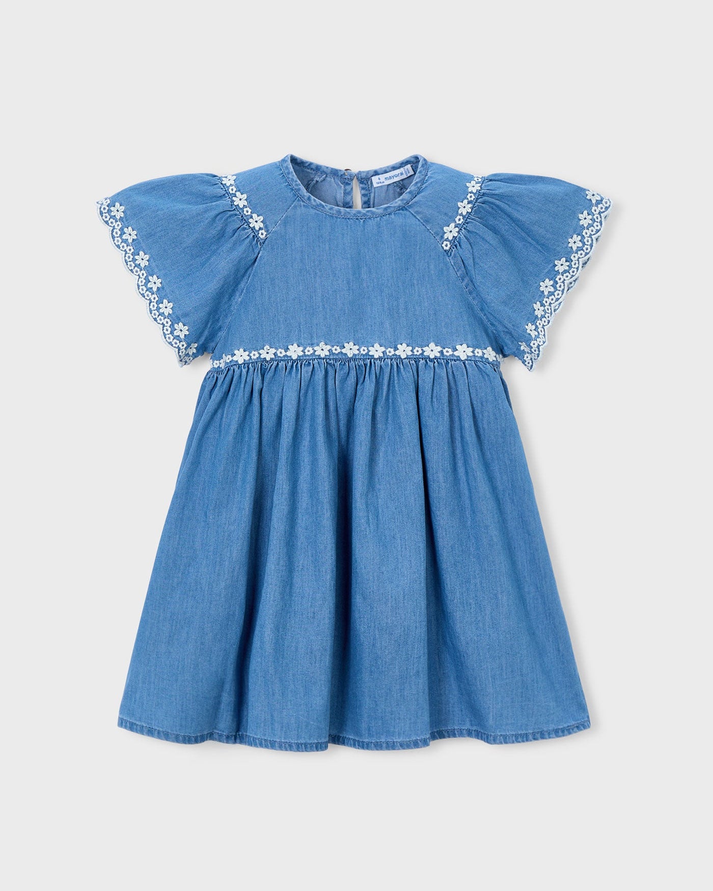 Mayoral Girls Embroidered Dress_ 3927