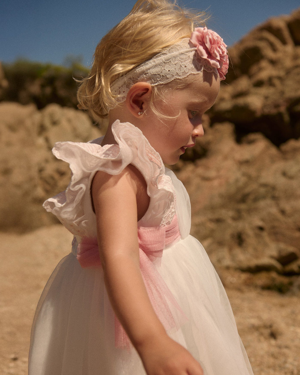 Abel & Lula Baby Girls Embroidered Dress_ 5006