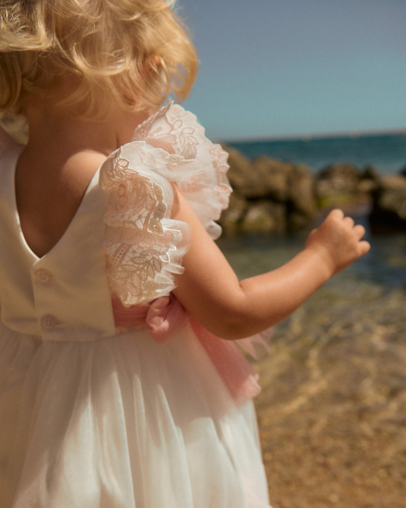 Abel & Lula Baby Girls Embroidered Dress_ 5006