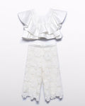 Abel & Lula Girls Lace Culotte Pants Set_ 5212
