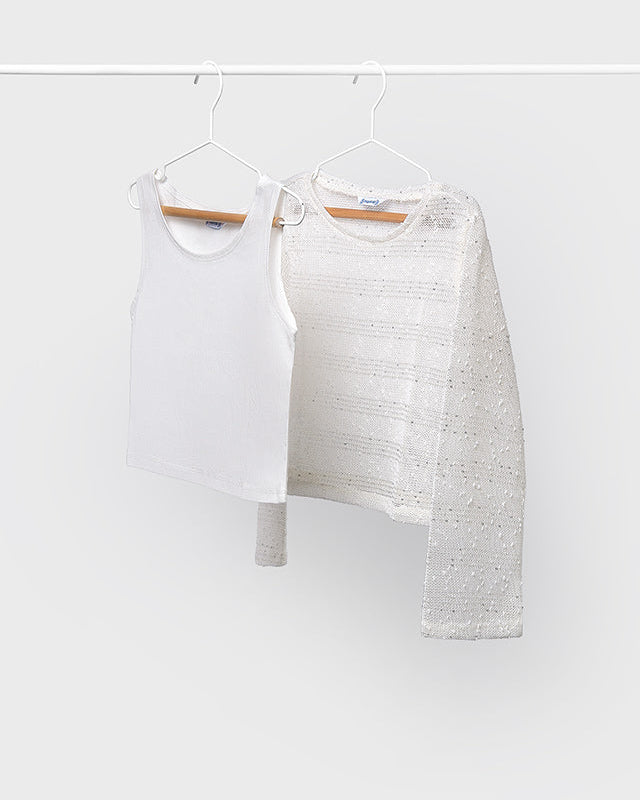 Mayoral Girls Long Sleeve Top_ 6161