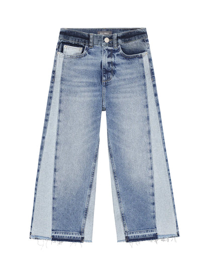 DL1961 Lily Wide Leg Shoreline Blue Jeans _26462