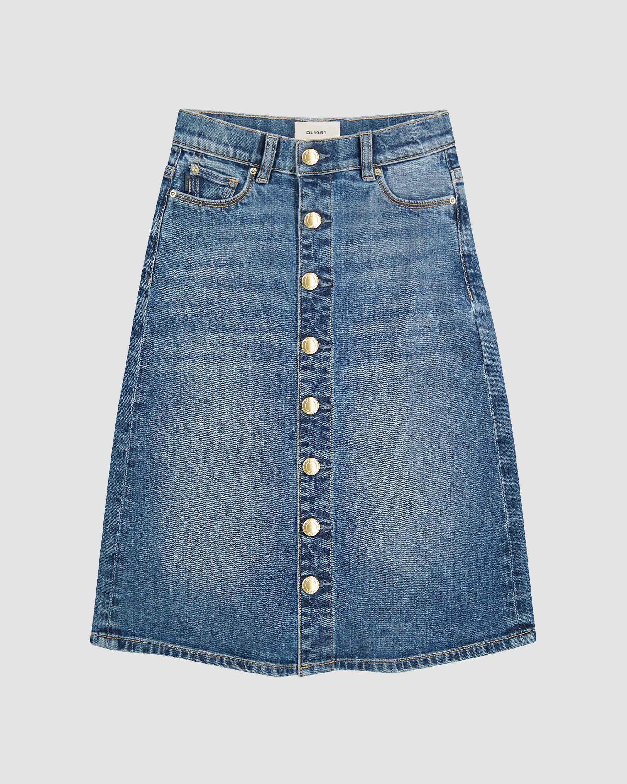 DL1961 Girls Jenny Midi Skirt_ 27361