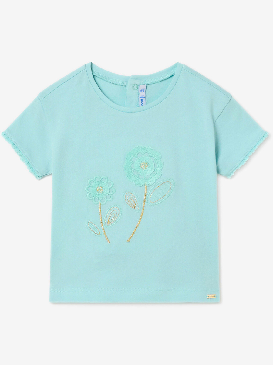 Mayoral Baby Girl Embroidered T-Shirt_ 1009-54