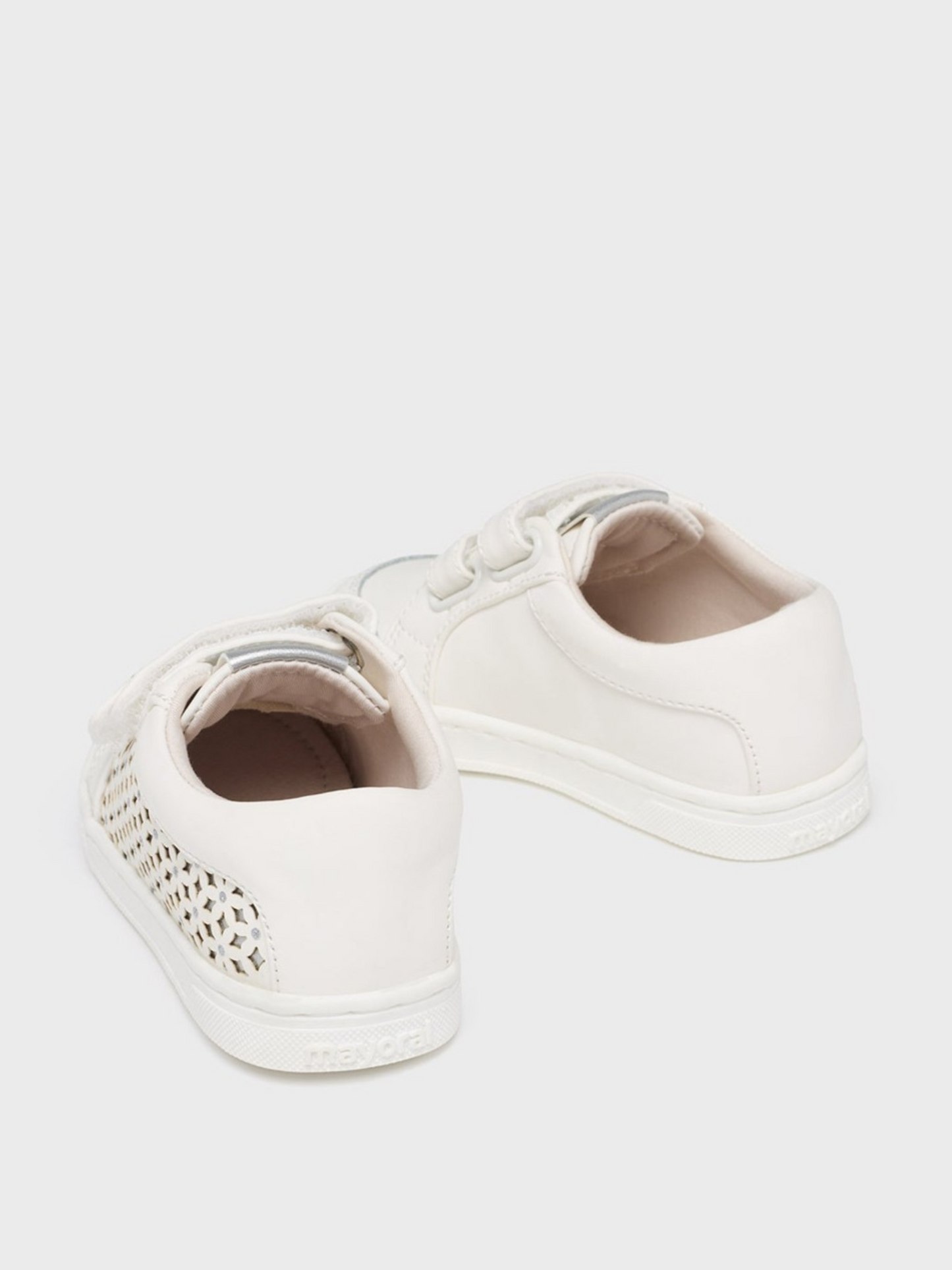 Mayoral Baby Sneakers w/Metallic Accents White_41428-050