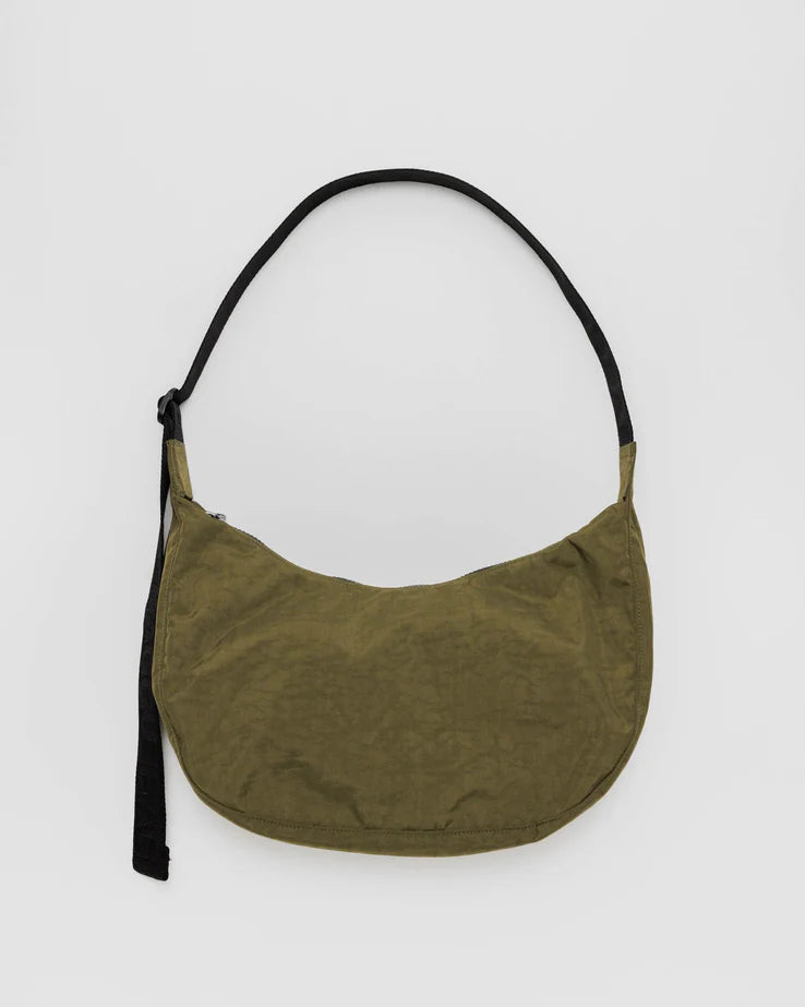 Medium Nylon Crescent Bag