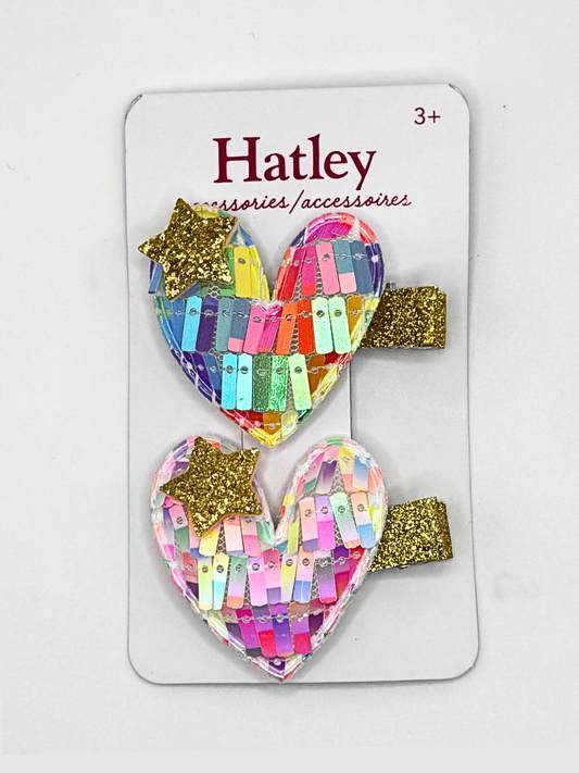 Hatley Colourful Hearts Hair Clips