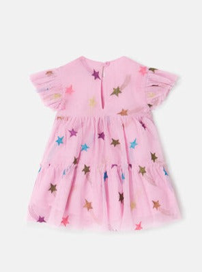 Baby Girl Tulle & Glitter Star Dress