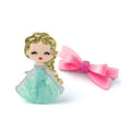 Lilies & Roses Cute doll Gold Hair with Bow_ AC078-8-035-3JA