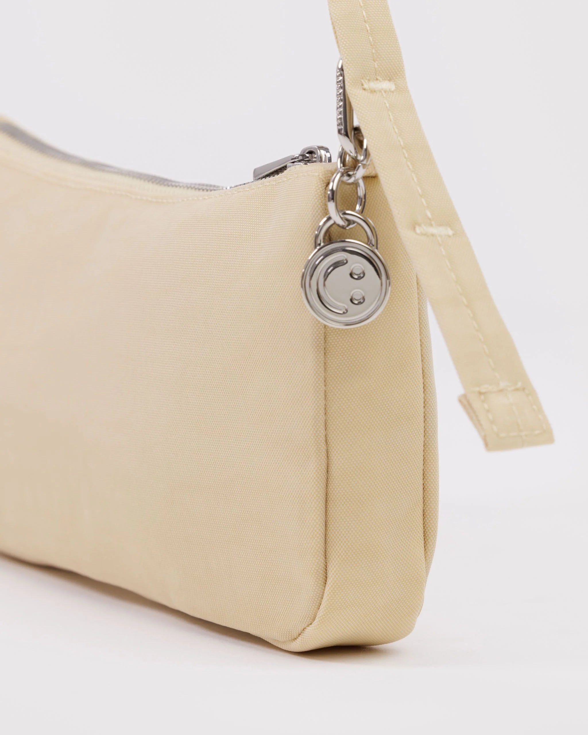 Baggu Beige Nylon Pochette Bag