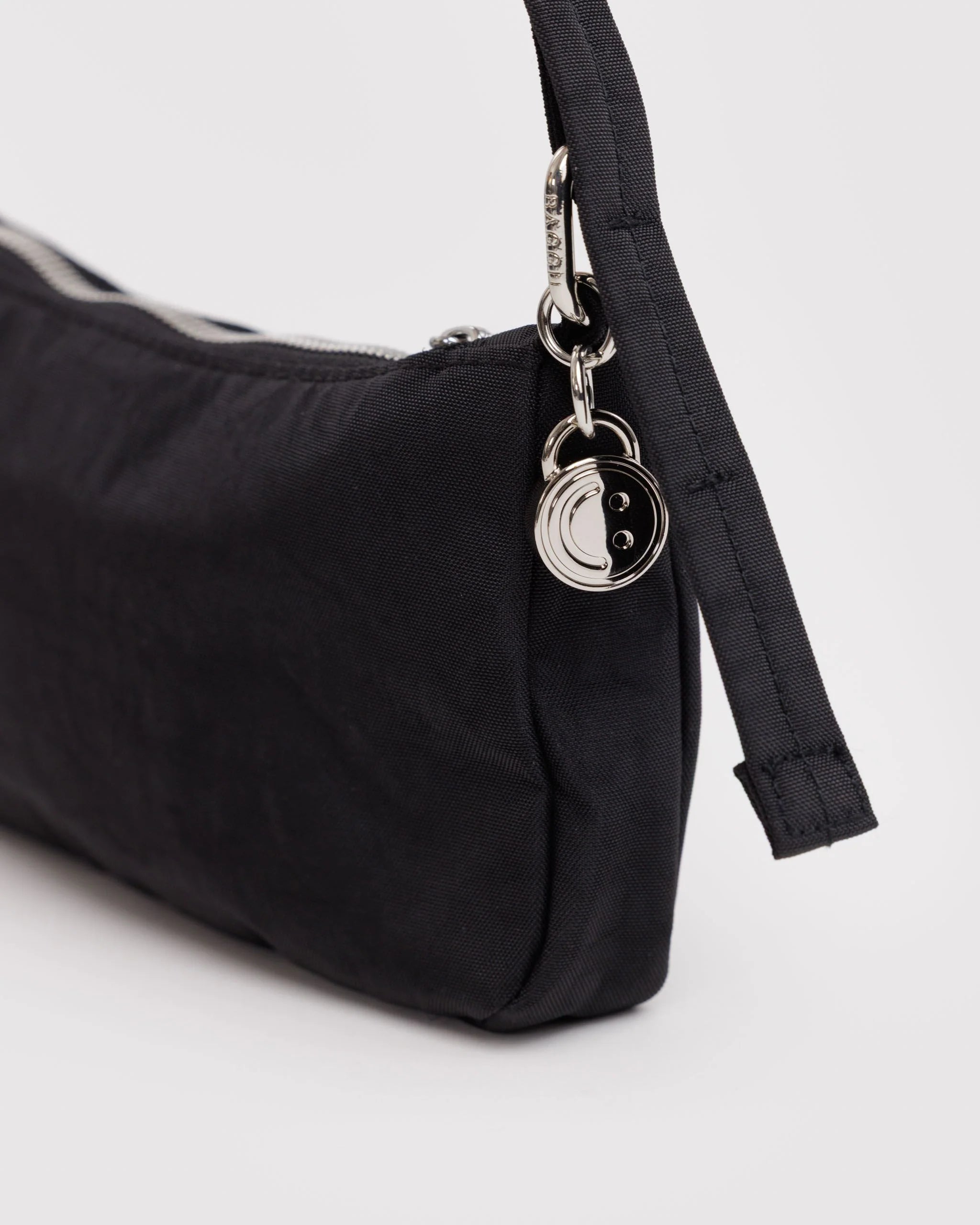 Baggu Black Nylon Pochette Bag
